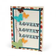 Sizzix Framelits Die Set 5PK w/Stamps - Simply Lovely